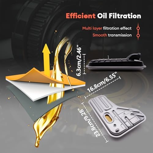 02E DQ250 DSG External Oil Filter and Pan Gasket Kit, VW/Audi view 2