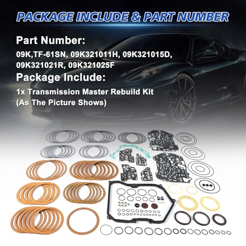 09K TF-61SN Transmission Master Rebuild Kit VW T5 view 3