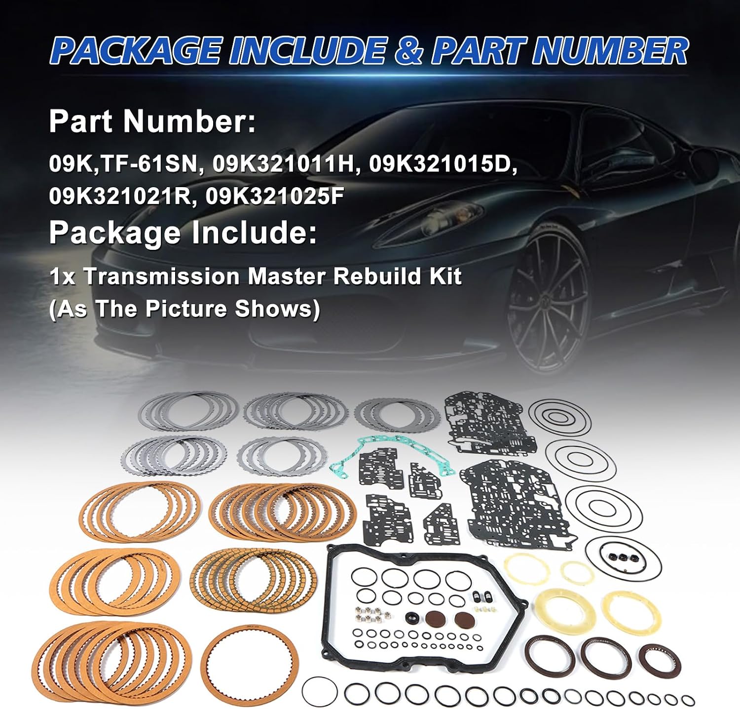 09K TF-61SN Transmission Master Rebuild Kit VW Transporter view 3