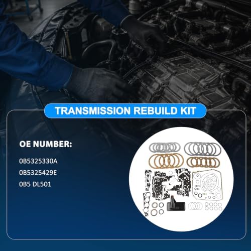 0B5 DL501 Transmission Rebuild Kit with Frictions and Filter view 2