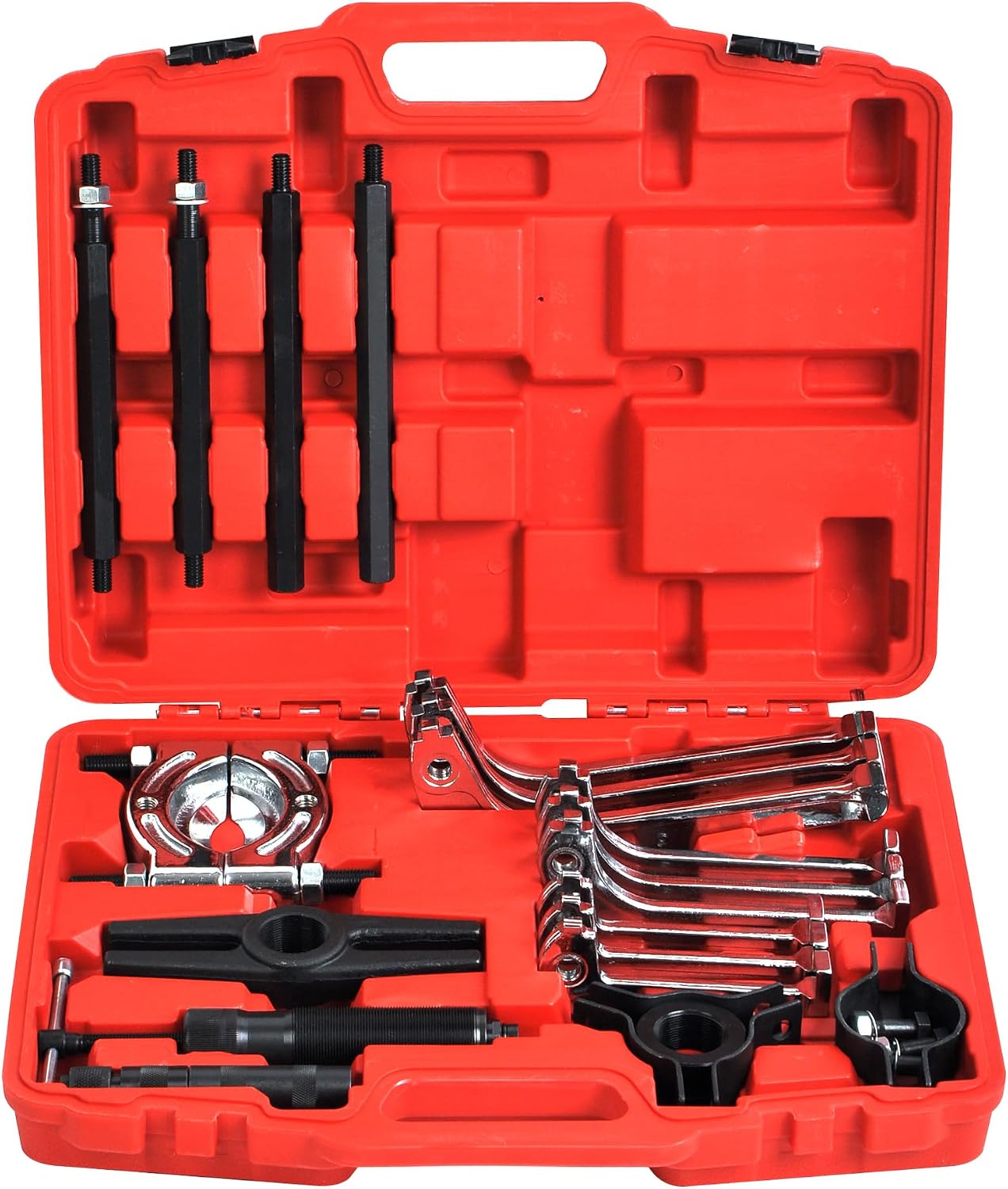 10 Ton Hydraulic Gear Puller Set, 2 and 3 Jaw, 4-8 in