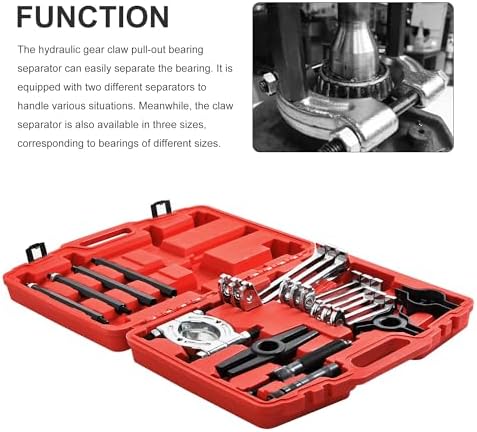 10 Ton Hydraulic Gear Puller Set, 2 and 3 Jaw, 4-8 in view 2