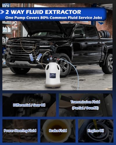 10L Pneumatic ATF Fill and Extraction Pump, 15 Adapters view 3
