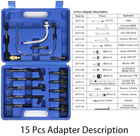 10L Pneumatic Transmission Fluid Pump and ATF Extractor view 3