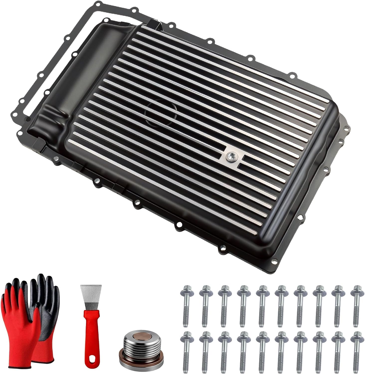 10R80 Aluminum Transmission Oil Pan Kit with Filter