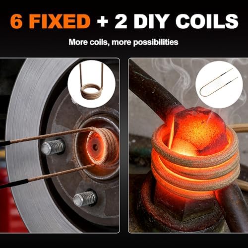 1200W Induction Heater Bolt Removal Kit with 8 Coils view 3