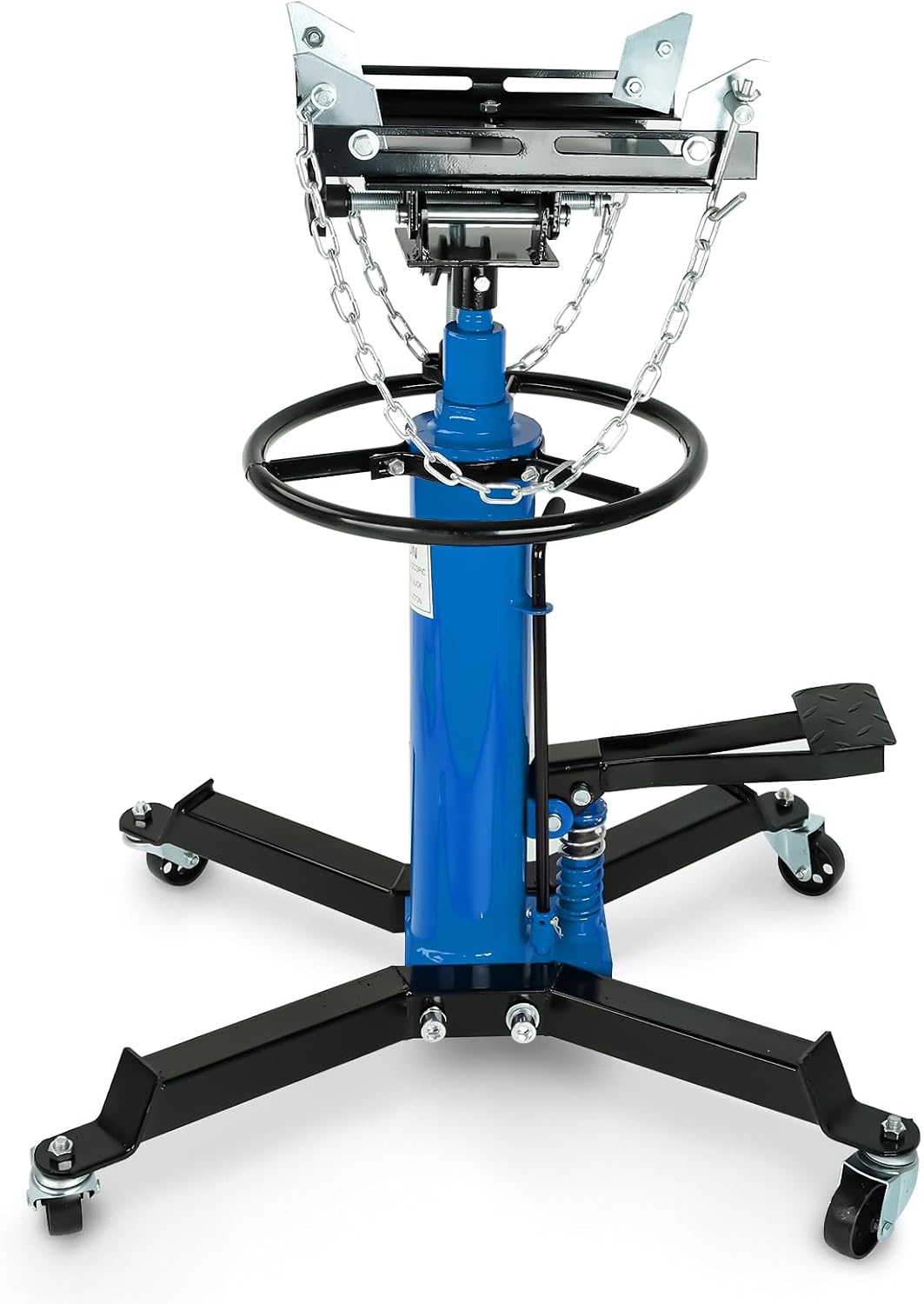 1320 lb High-Lift 2-Stage Telescopic Transmission Jack, 35-69 in