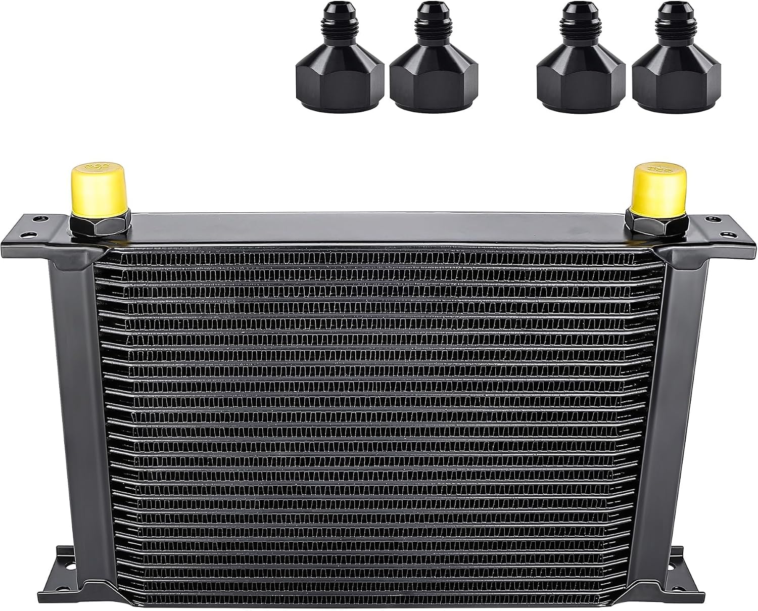 25-Row Stacked Plate Transmission Oil Cooler 10AN