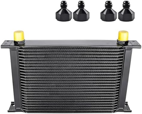 25-Row Stacked Plate Transmission Oil Cooler 10AN view 2
