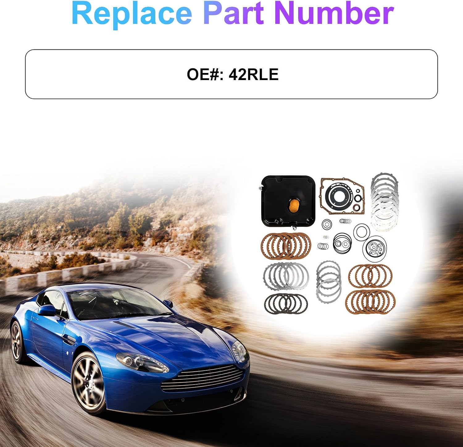42RLE Master Rebuild Kit, Jeep Wrangler/Dodge Dakota view 3