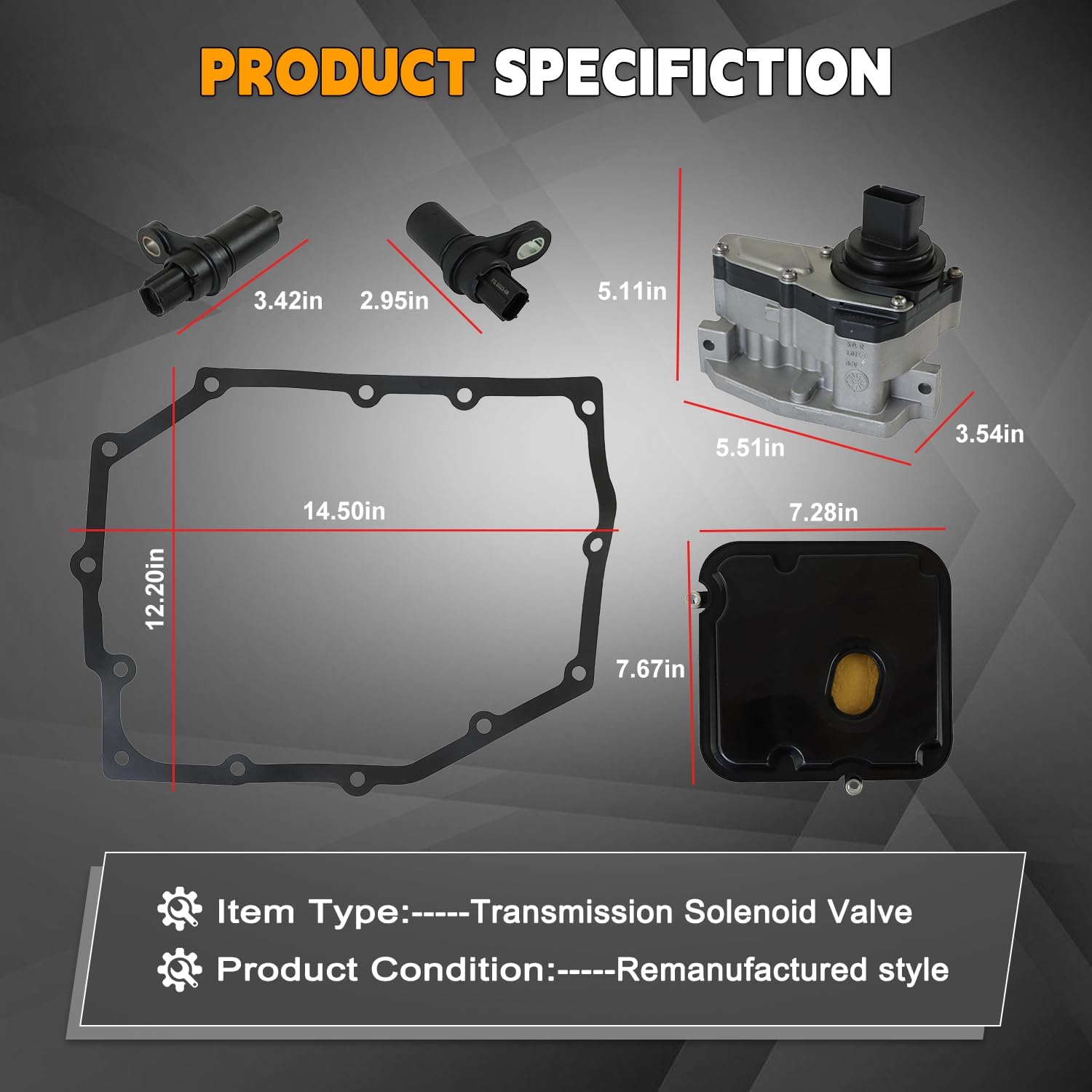 42RLE Transmission Shift Solenoid Block Pack Kit view 3