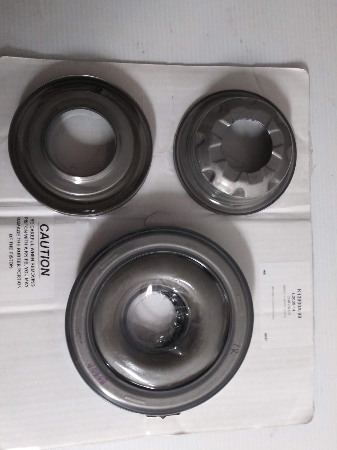 45RFE 545RFE Bonded Clutch Piston Kit 5pc Dodge Jeep Ram