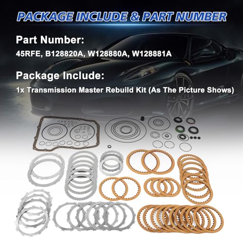 45RFE Transmission Master Rebuild Kit, Dodge Ram/Jeep view 3