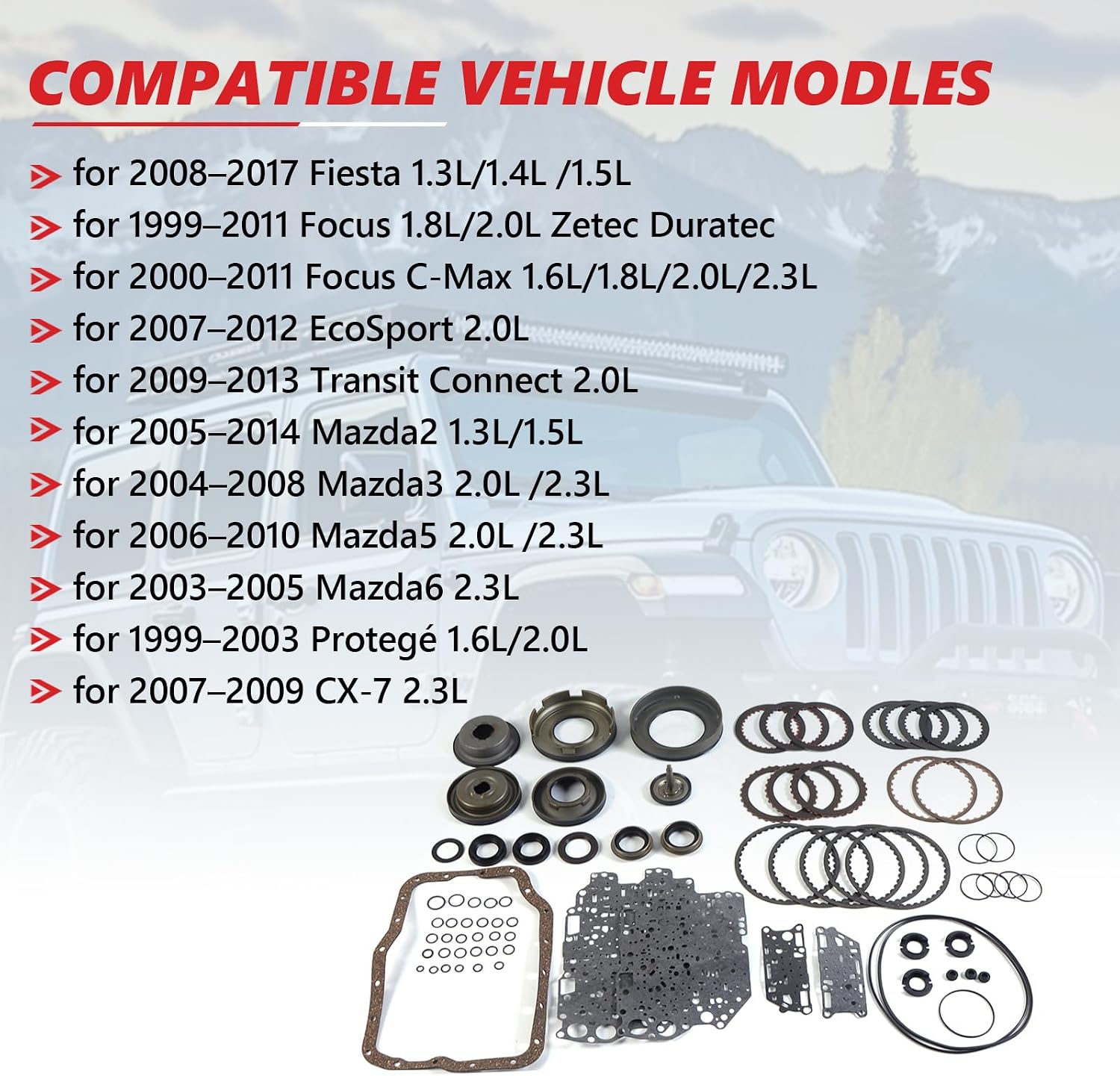 4F27E Transmission Master Rebuild Kit for Ford Focus view 2