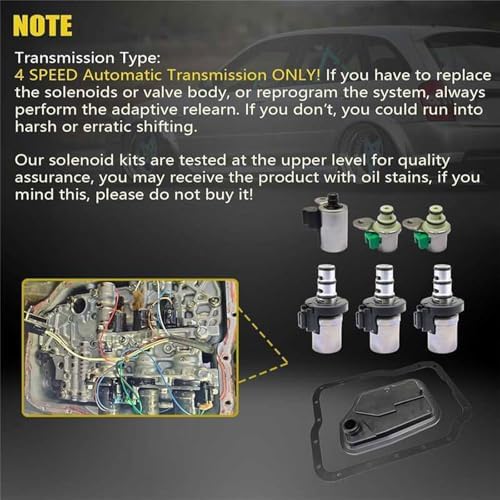 4F27E Transmission Shift Solenoid and Filter Kit view 2