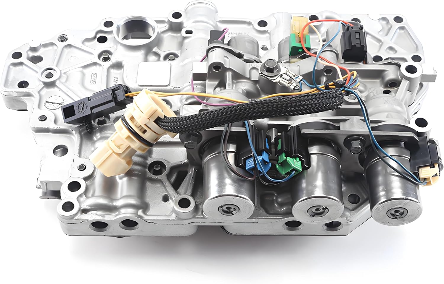4F27E Transmission Valve Body with Solenoid Harness