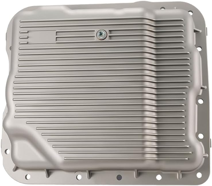 4L60E Aluminum Transmission Pan with Drain Plug and Gasket view 2