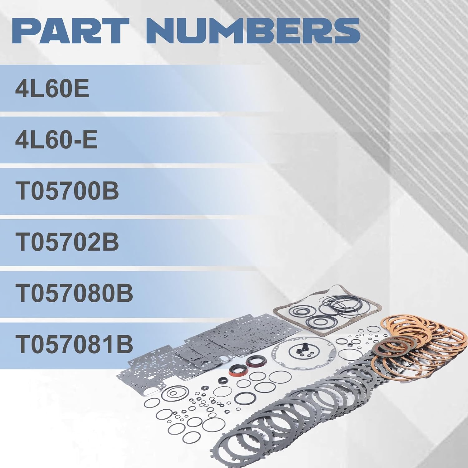 4L60E Master Overhaul Rebuild Kit T05700B view 3