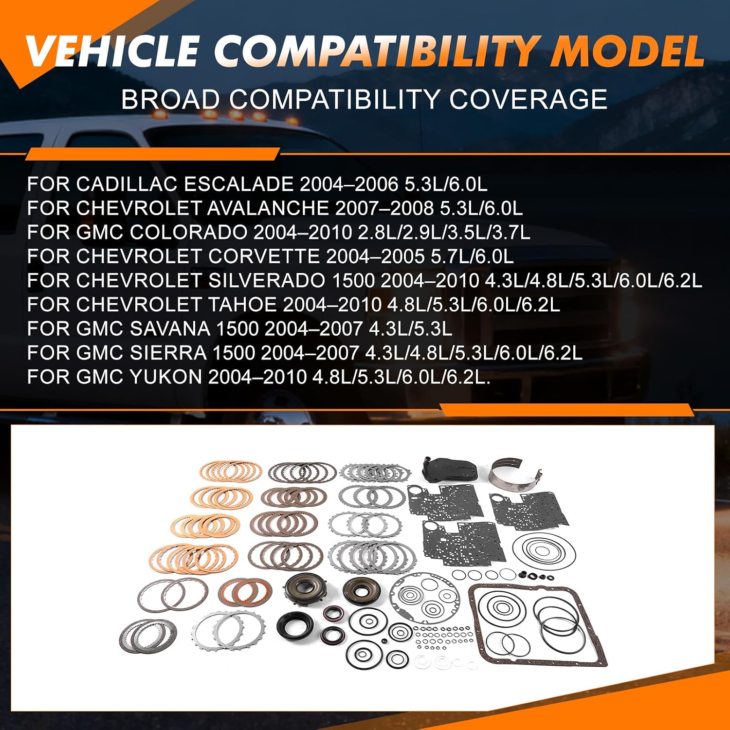 4L60E Master Rebuild Kit with Filter, 2004-2010 GM Trucks view 2