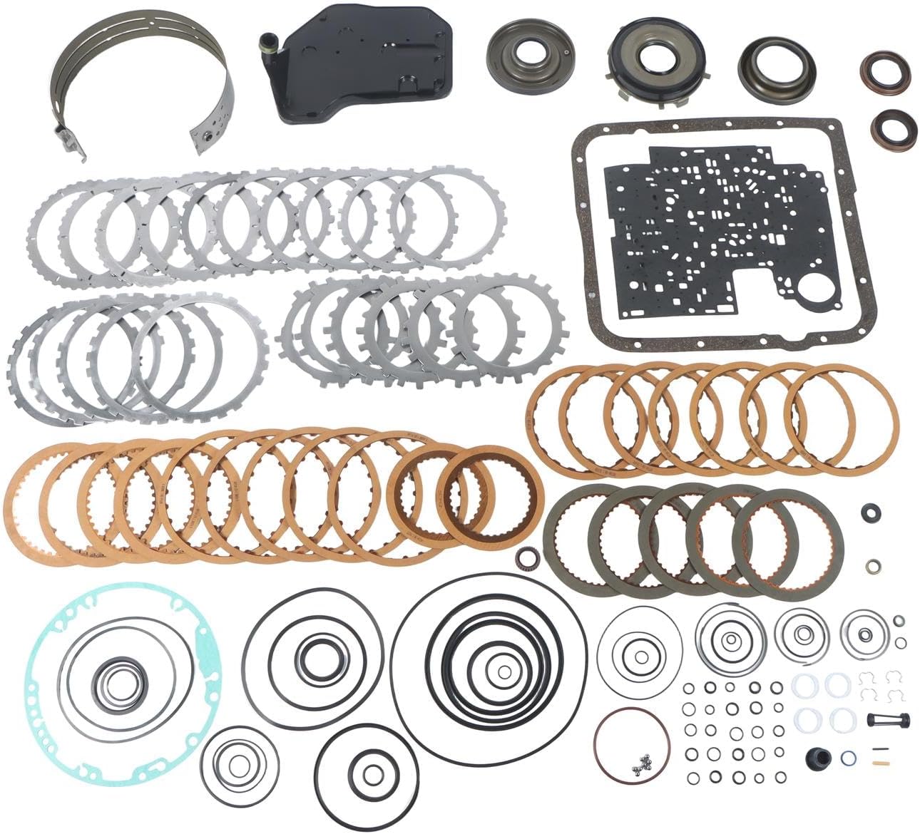 4L60E Master Rebuild Kit with BorgWarner Frictions and Band