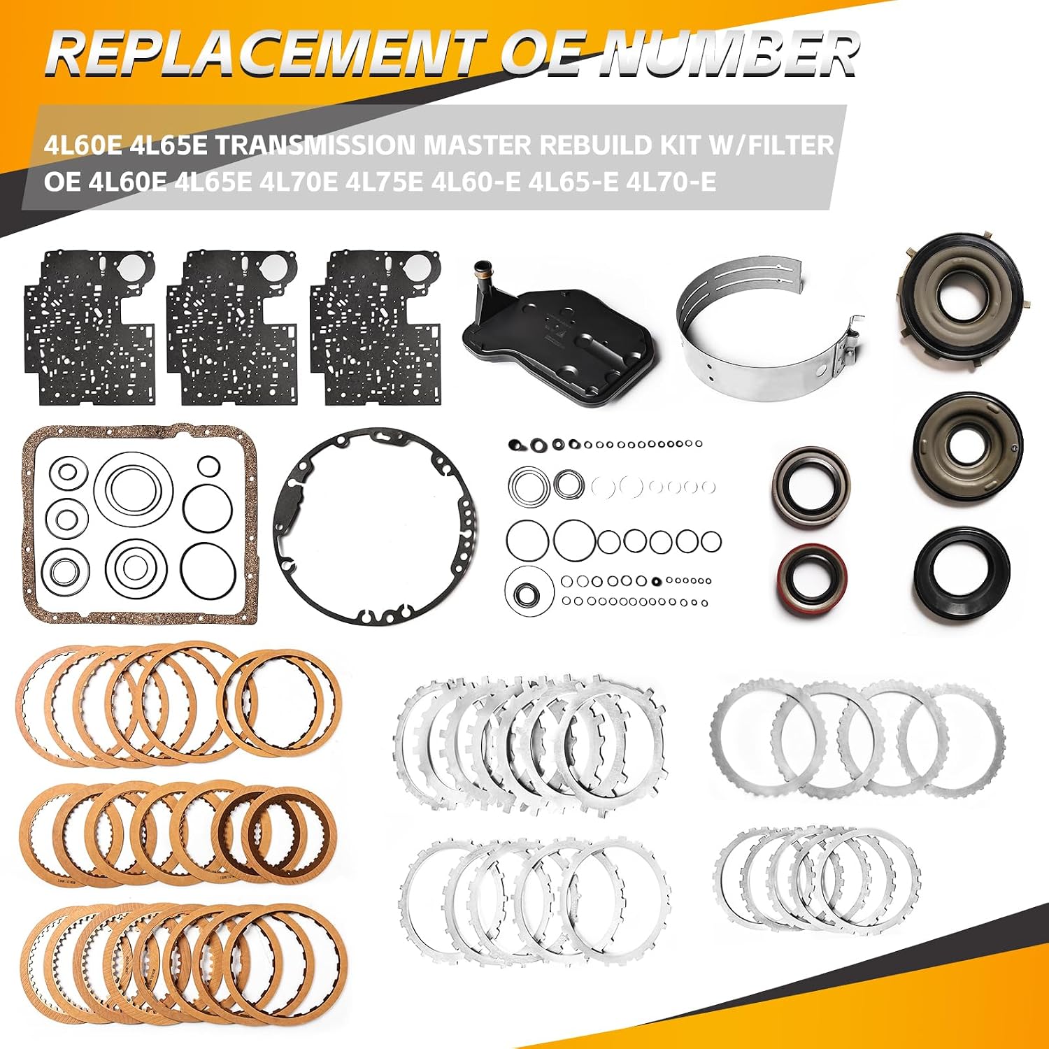 4L60E Master Rebuild Kit with Filter for 2004-Up GM Trucks view 2