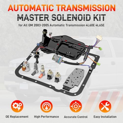 4L60E Master Solenoid Kit with Pressure Switch and Harness view 2