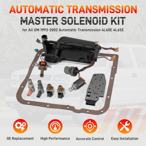 4L60E Master Solenoid Kit with Harness, Filter and Gasket view 2