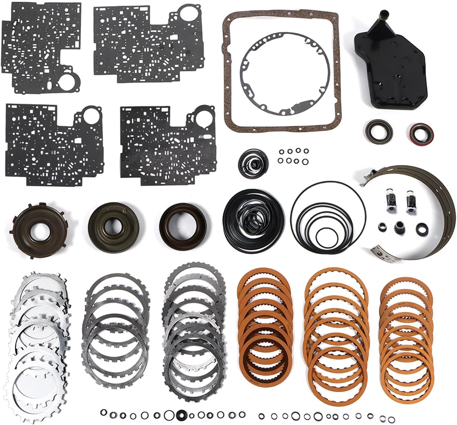 4L60E Overhaul Rebuild Kit with Steels and Pistons 2004-Up