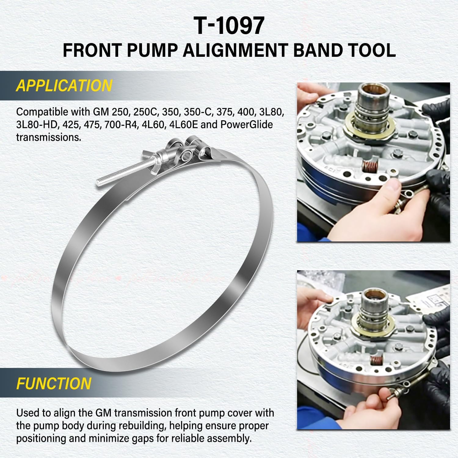 4L60E Pump Alignment and Teflon Seal Installer Tool Kit view 3