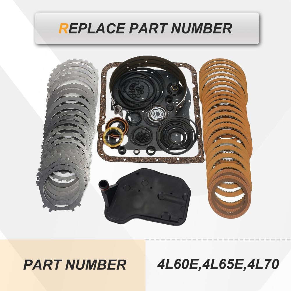 4L60E Rebuild Kit with Frictions, Steels and Band, 1997-2003