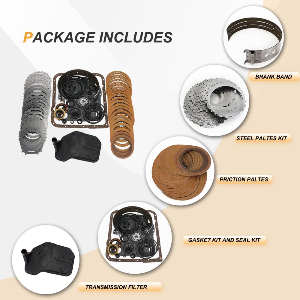 4L60E Rebuild Kit with Frictions, Steels and Band, 1997-2003 view 2