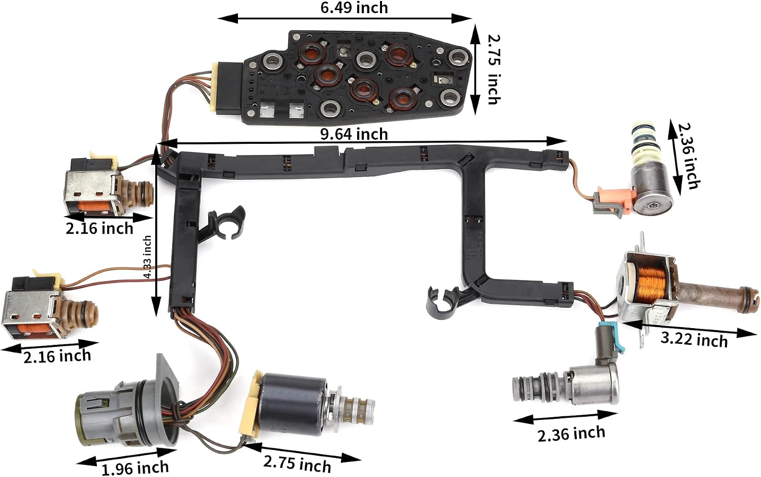 4L60E Refurbished Solenoid Kit with TCC Harness, 1996-2002 view 3