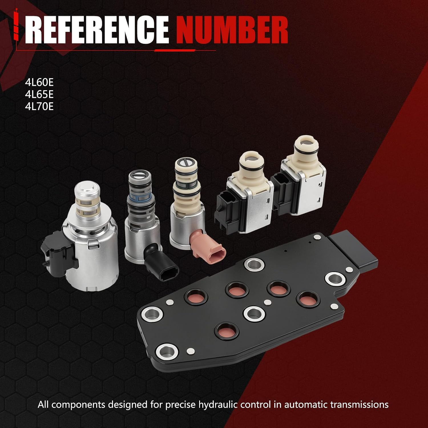 4L60E Remanufactured Master Solenoid Kit with Pressure Switch view 3