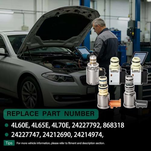 4L60E 5-Piece Solenoid Kit for 1996-2002 GM Trucks and SUVs view 2