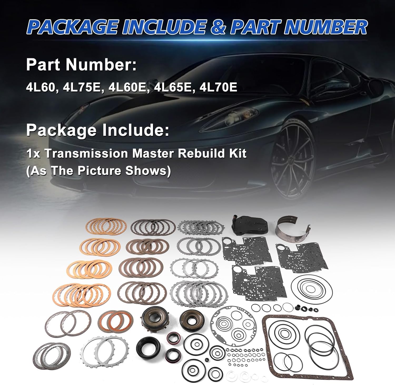 4L60E Transmission Master Rebuild Kit for 2004-Up Silverado view 3