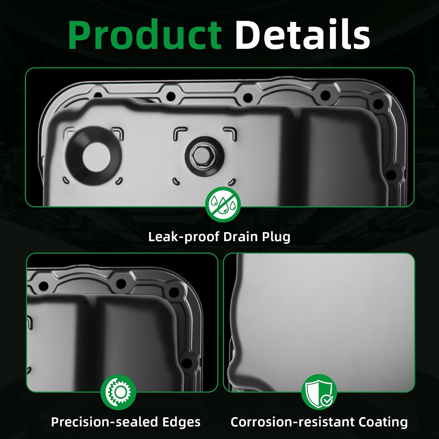 4L60E Transmission Oil Pan Service Kit with Filter, Gasket, and Drain Plug (OE 265-811, 1998-2013) view 3