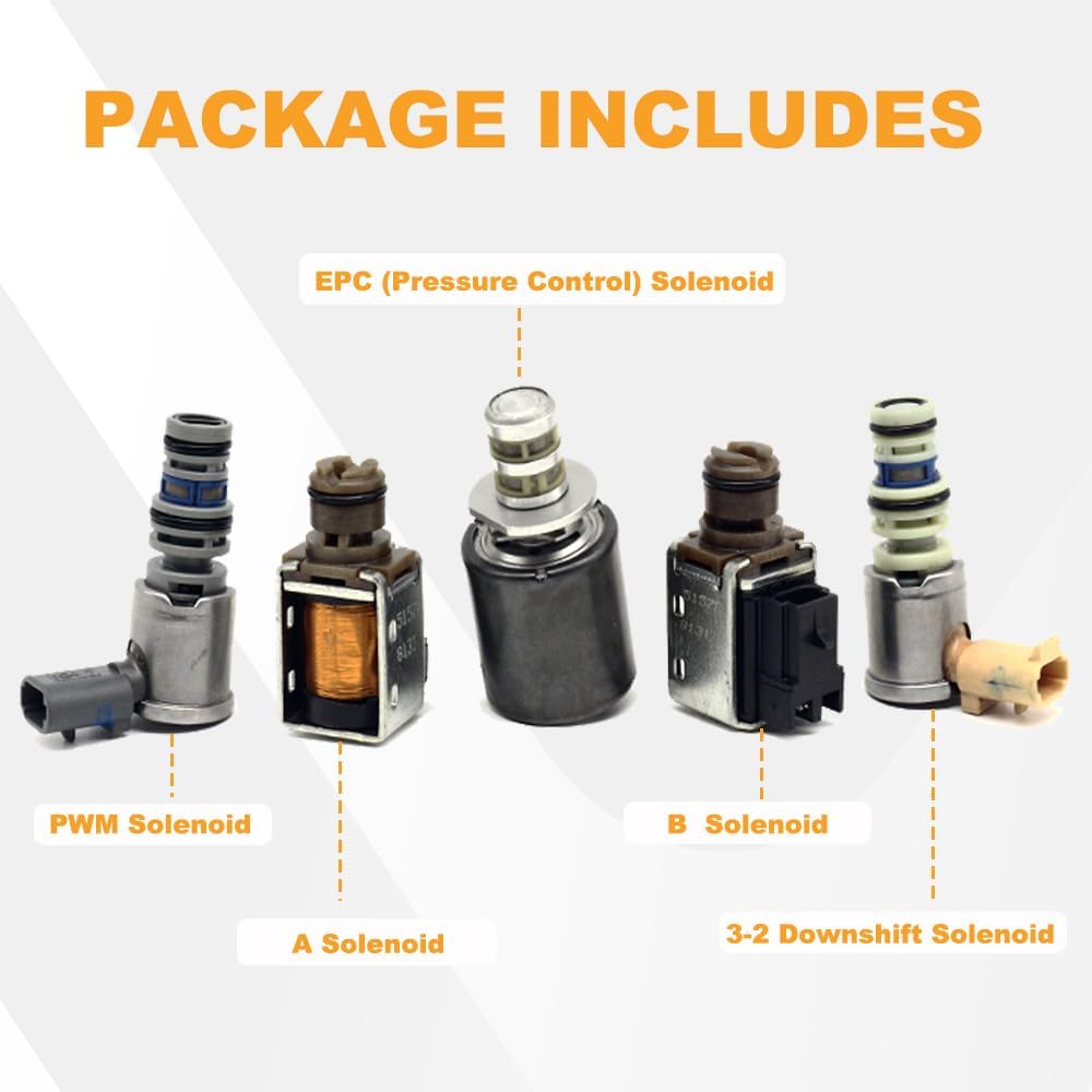 4L60E Transmission Solenoid Kit, 5-Piece, 1993-2002 view 2