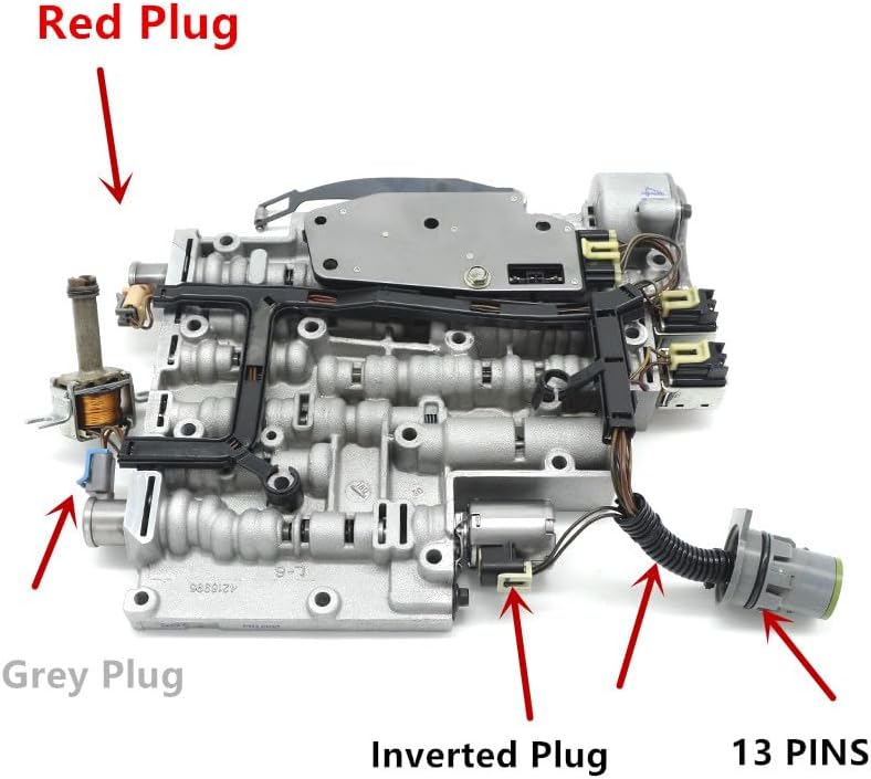 4L60E Valve Body Assembly with Solenoids and Harness