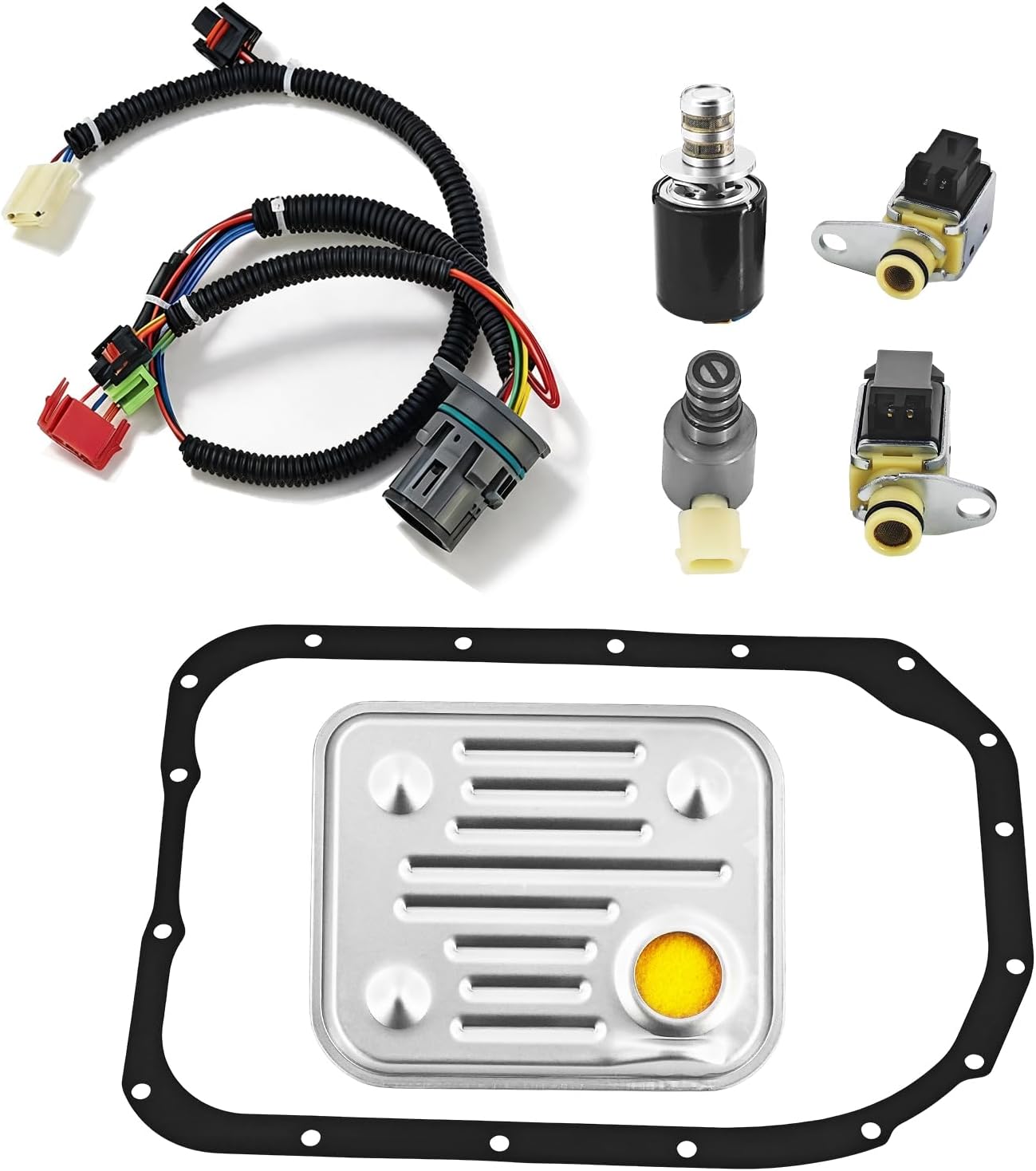 4L80E Master Solenoid Kit with Harness, Filter and Gasket view 3