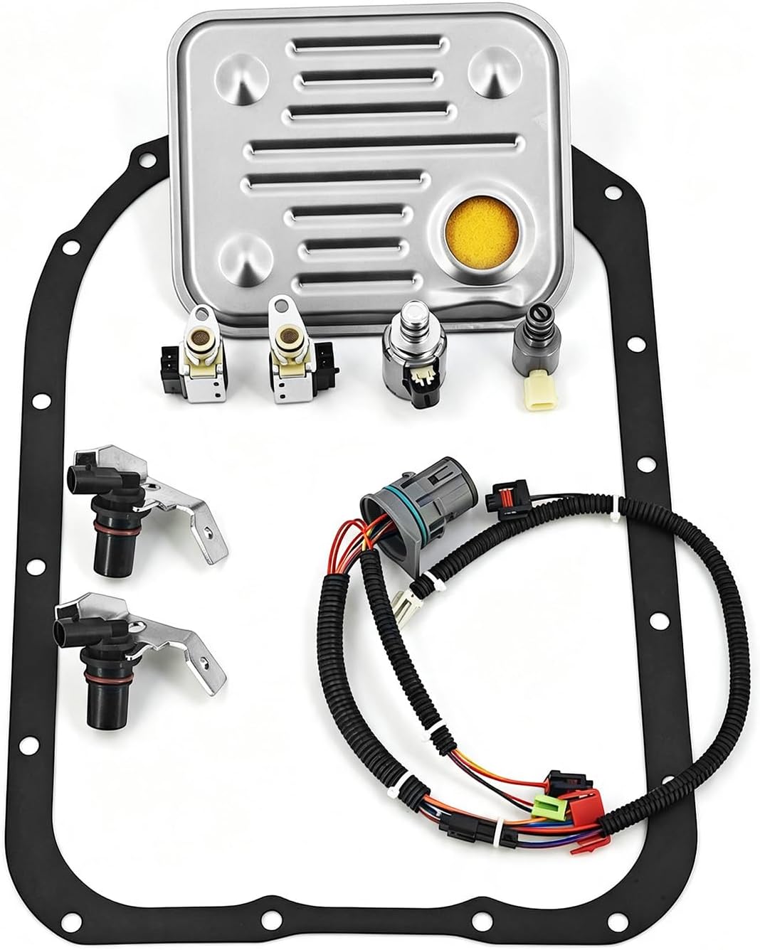 4L80E Master Solenoid Kit with Harness and Filter, 2004-Up
