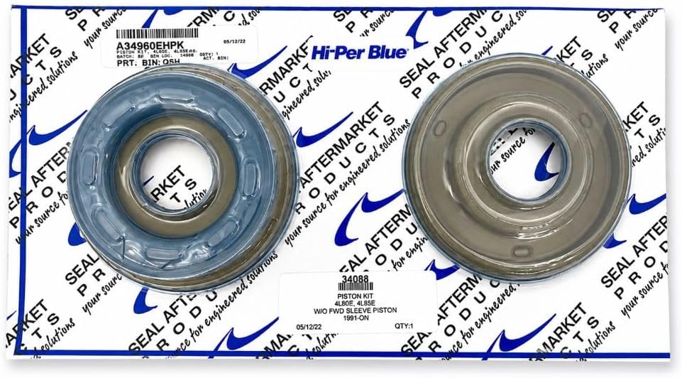 4L80E Molded Clutch Piston Kit, Hi-Per Blue 34088