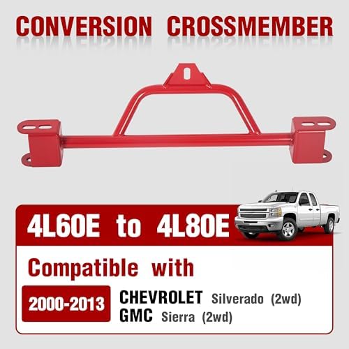 4L80E Swap Transmission Crossmember for 2WD Silverado