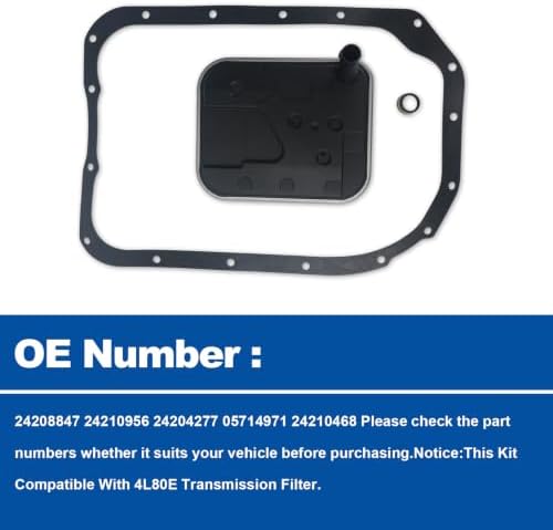 4L80E Transmission Filter and Gasket Kit for GM 2500 and 3500 Trucks and Vans, Deep Pan (1999-2006) view 3