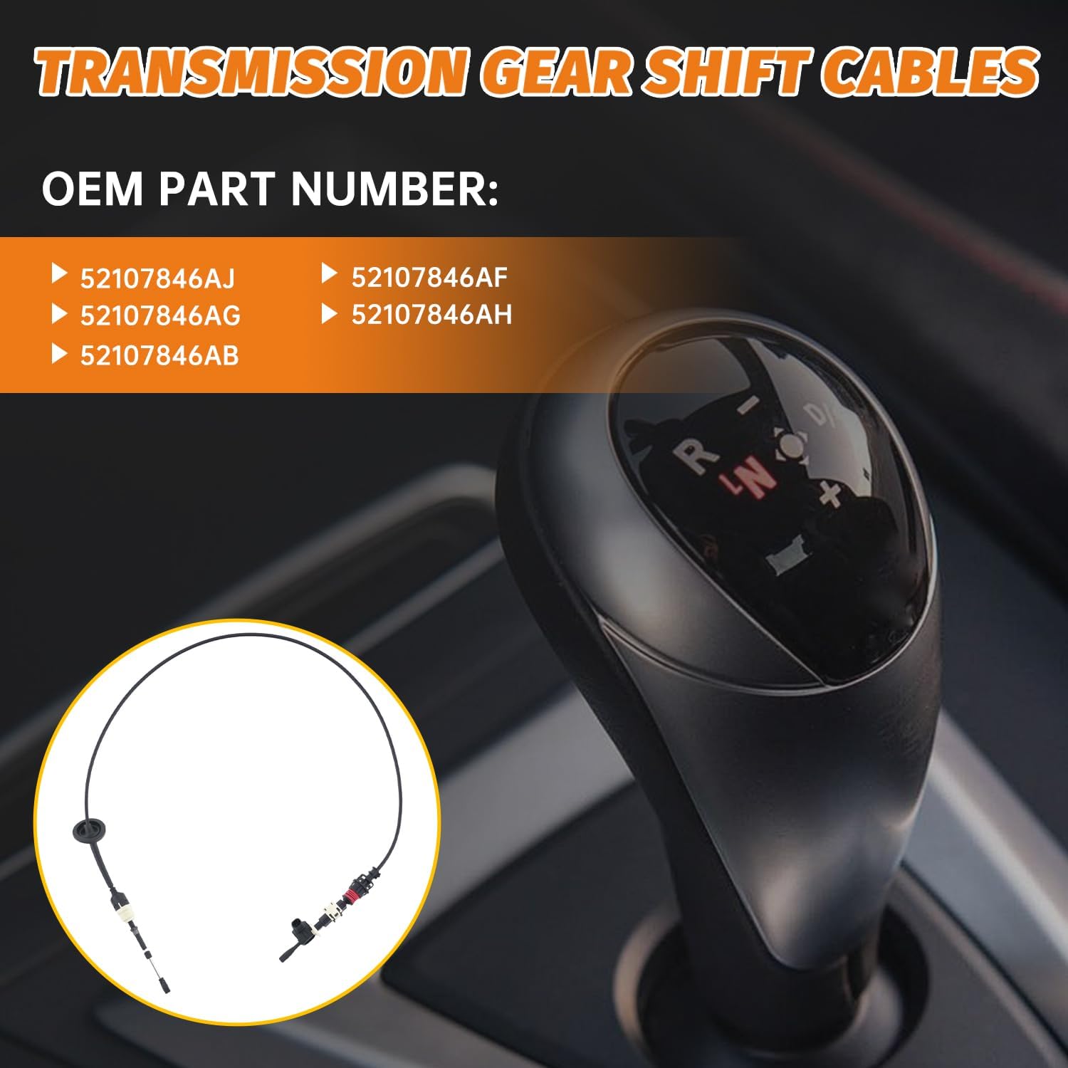 545RFE Automatic Transmission Shift Cable, Dodge Ram view 2