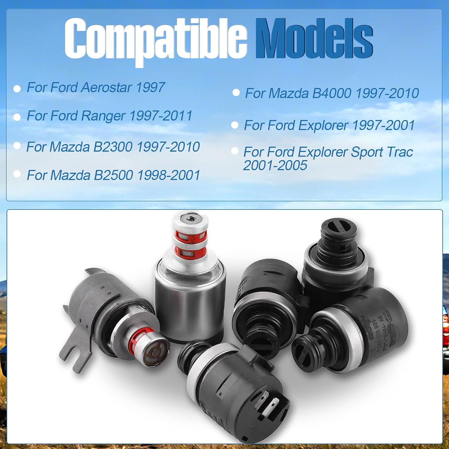 5R55E Transmission Shift Solenoid Kit, Ford Ranger view 3