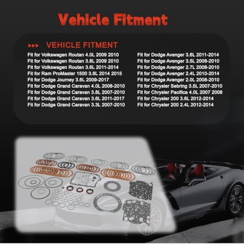 62TE Transmission Master Rebuild Kit for Dodge Grand Caravan view 2