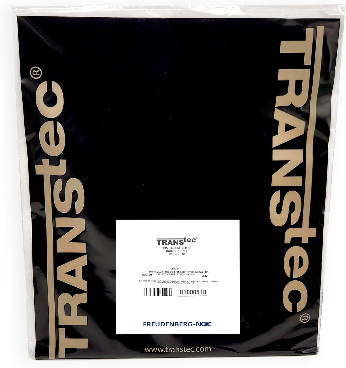 66RFE 68RFE TransTec Overhaul Kit 2007-2018 Ram 2500 3500