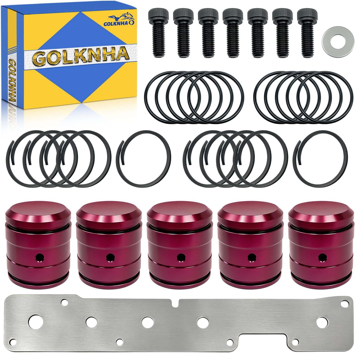 68RFE Accumulator Piston Kit with HD Support Plate view 3