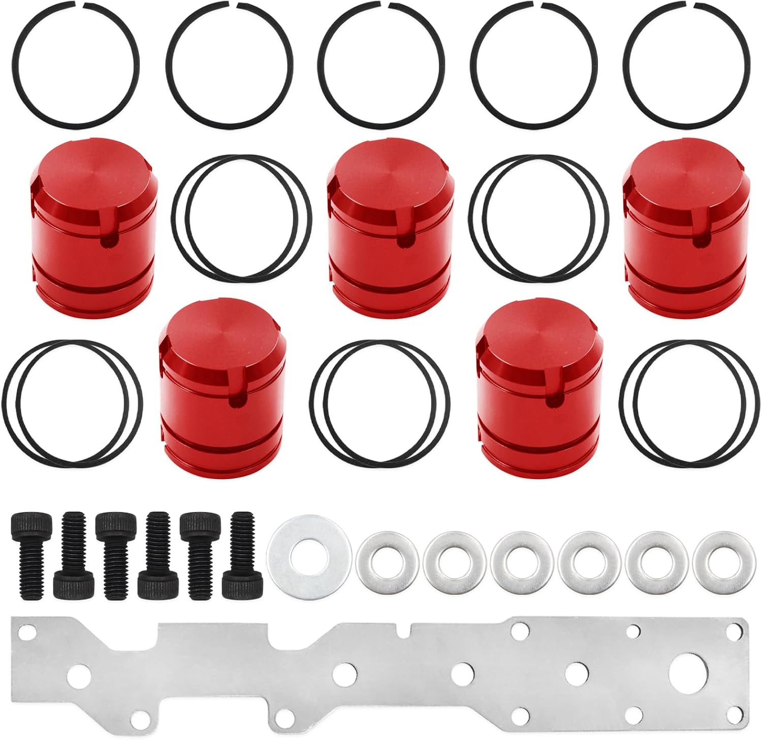 68RFE Accumulator Piston and Reinforced Plate Kit view 2
