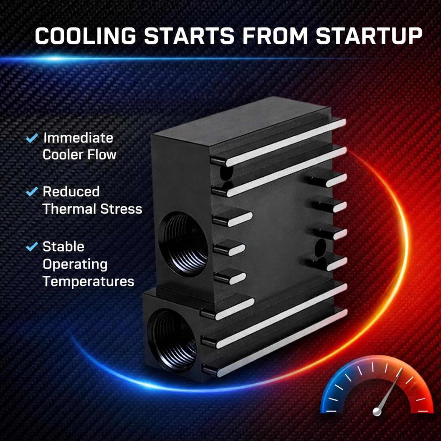 68RFE ZeroStat Cooler Bypass Kit, Ram 2500/3500 6.7 Cummins view 3